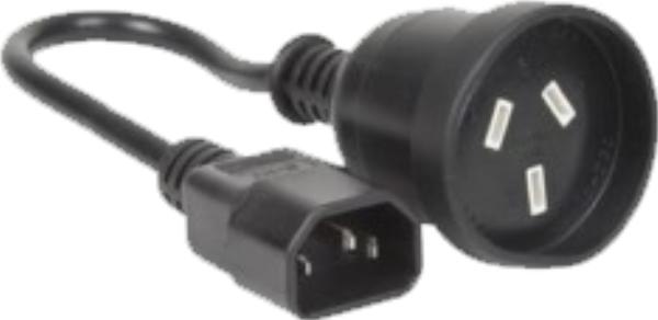 Gaming DesktopPowerShield PSIECAUS IEC to Australia Power Socket adapter lead Gaming DesktopPowerShield PSIECAUS IEC to Australia Power Socket adapter lead